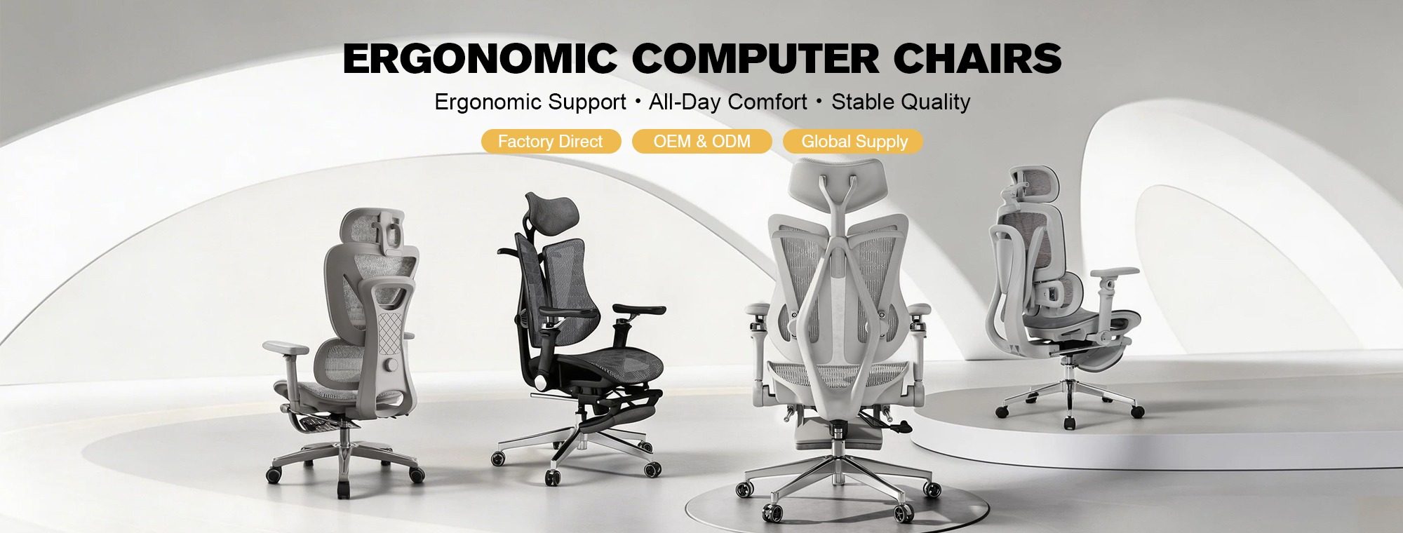 SaiguTechs ergonomic computer chair series banner